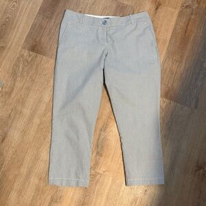 The Limited Striped Gray Pants